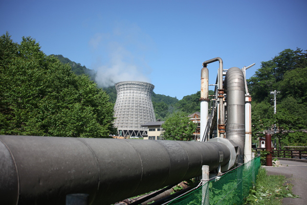 日本の地熱発電所イメージ